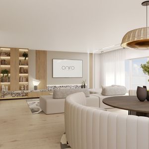 Apartment lounge – 3D render