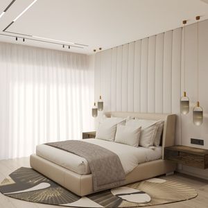 Master bedroom – 3D render