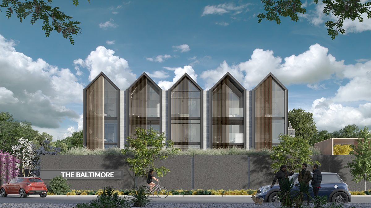 The Baltimore – Townhouses – photoreal 3D render