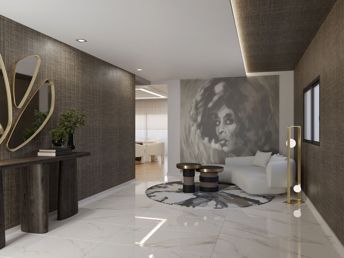 Villa, Angola – Entrance – photoreal 3D render